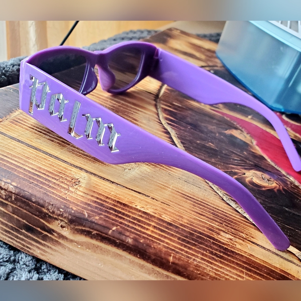 Palm Angels Dark Shade Sunglasses Purple Unisex